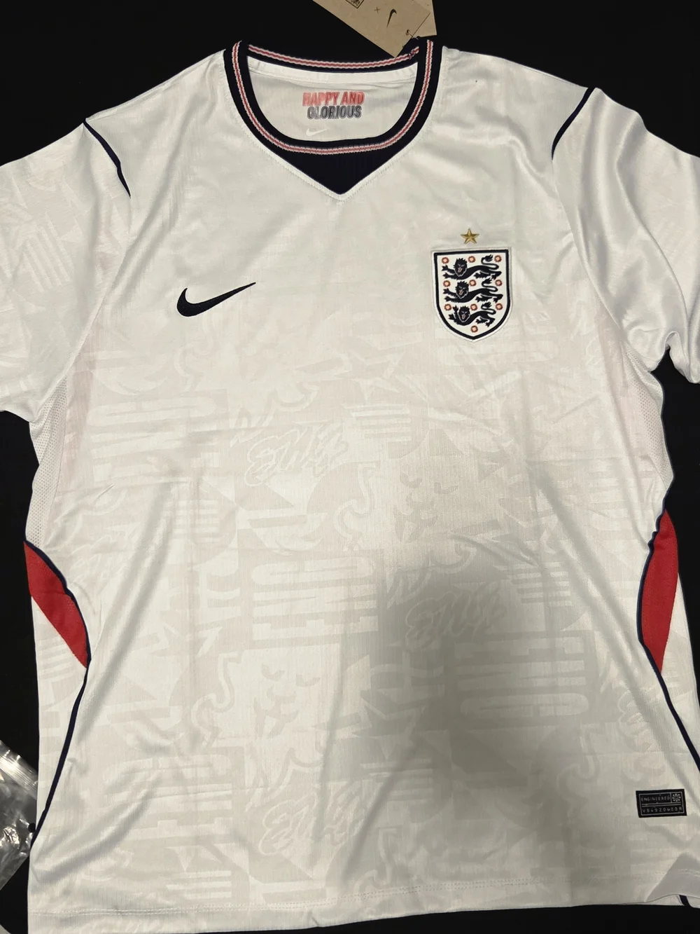 Nike England White National Team Soccer Jersey - Picture 3 of 8